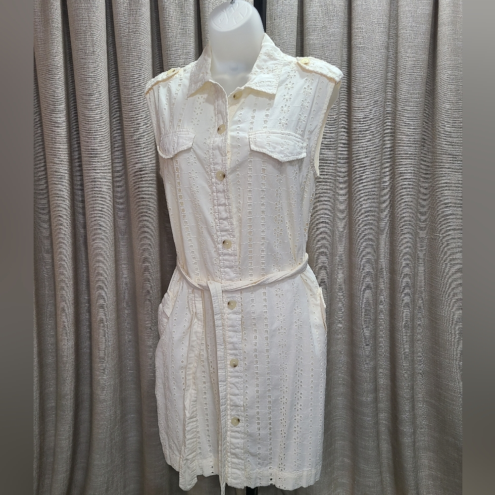 Banana Republic Ivory Color Dress
